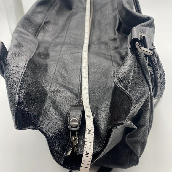 Burberry Black Leather Large Bag/Tote - Picture 4 of 10